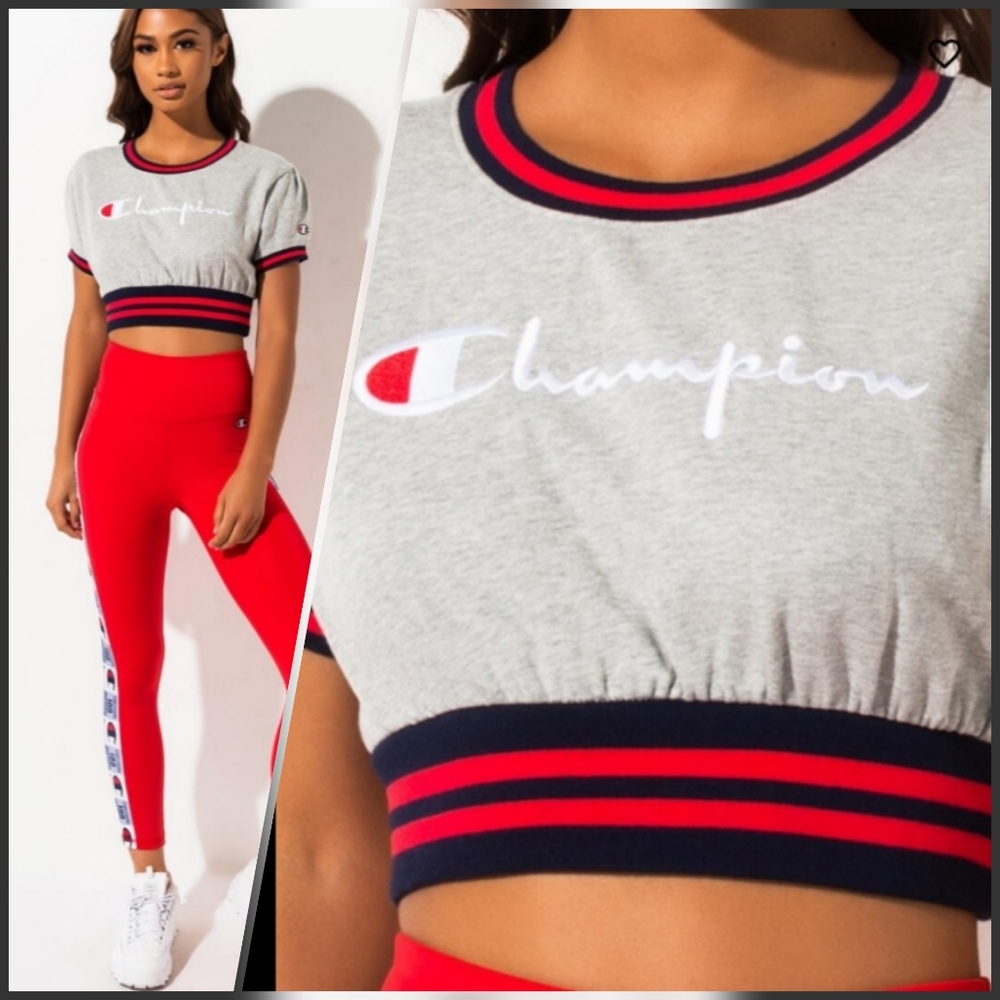 Champion Vintage Wash Crop Sweatshirt